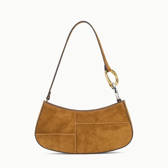 Tan Leather suede shoulder bag - Picture 12 of 12